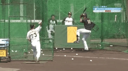 阪神 藤浪のバッティング 阪神 藤浪のバッティング